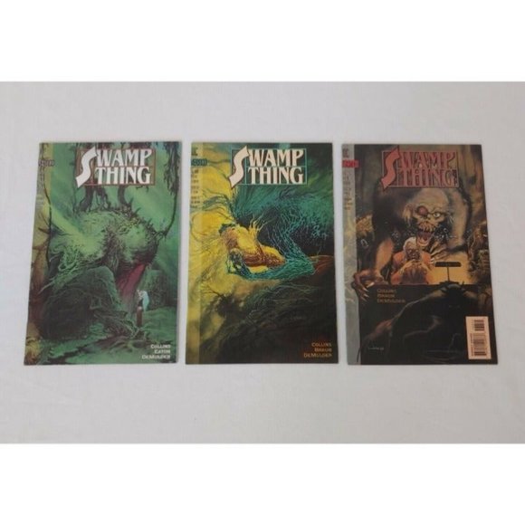 DC Comics Swamp Thing Issues #135-137 Vintage Comic Book Lot 1993 Vertigo Lot - Picture 9 of 9